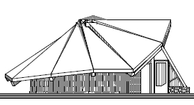 Schets paviljoen